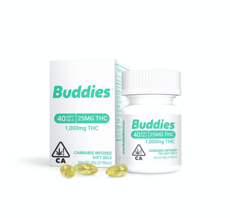 THC Softgels 40 x 25mg (1000mg)
